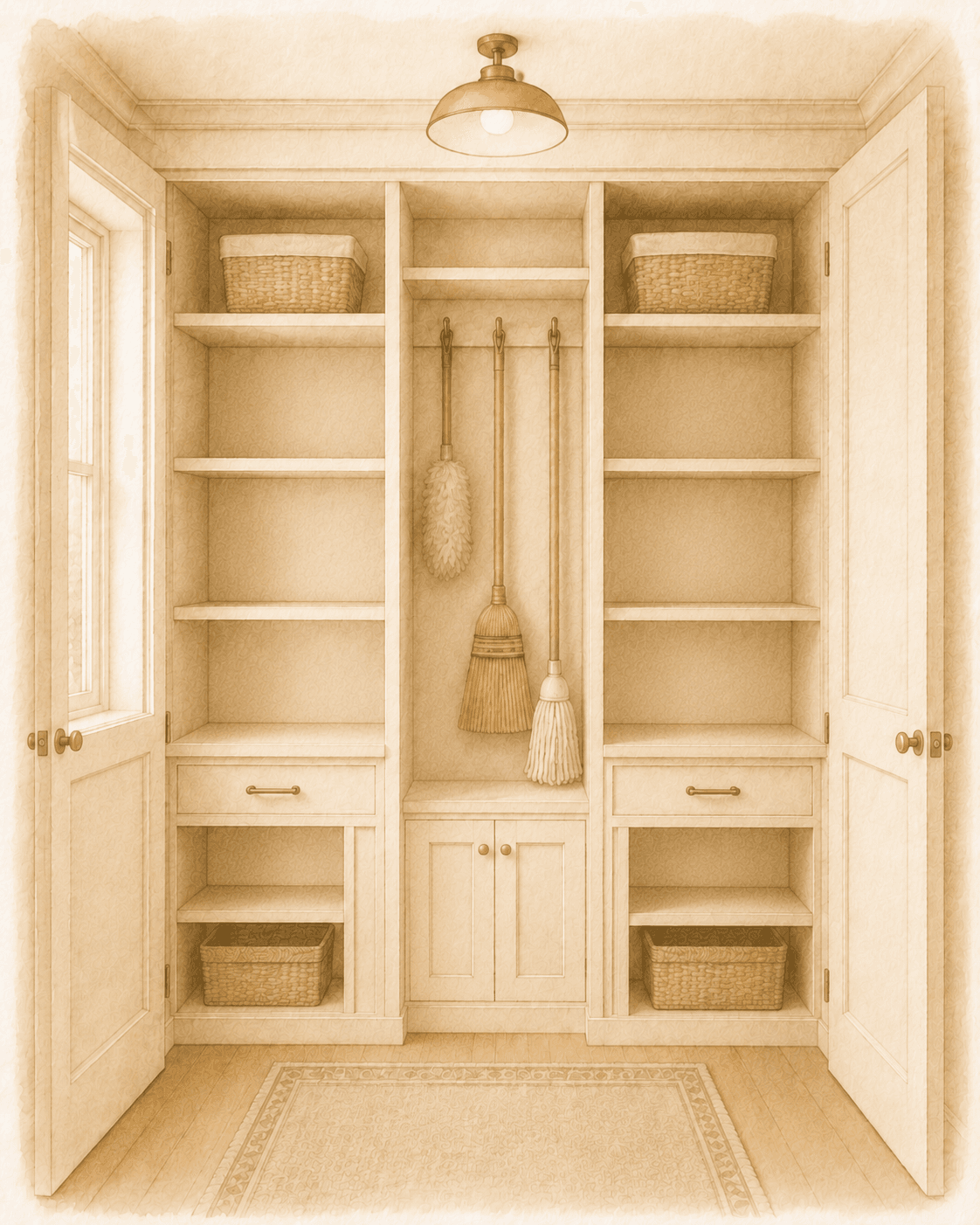 Cleaning Closet restock area