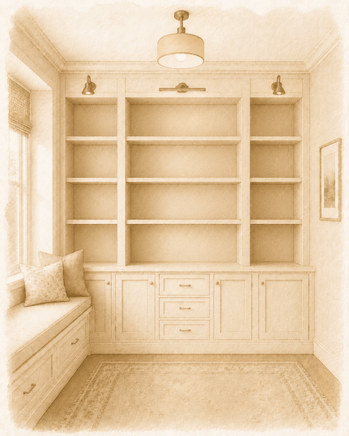Custom Room restock area
