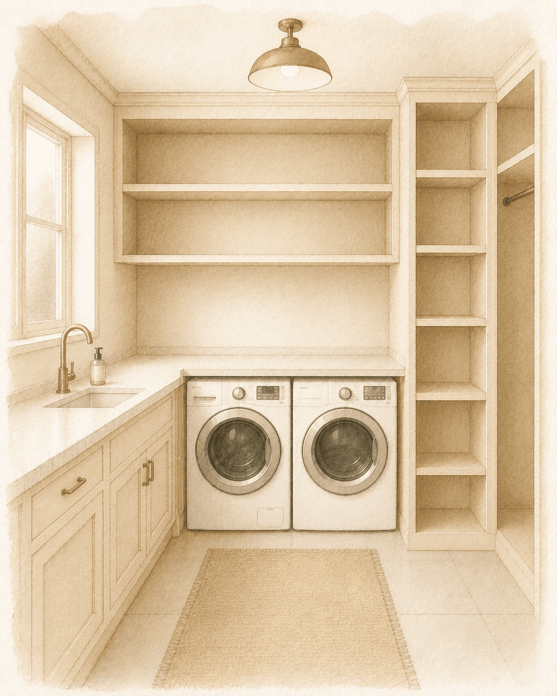 Laundry Room restock area