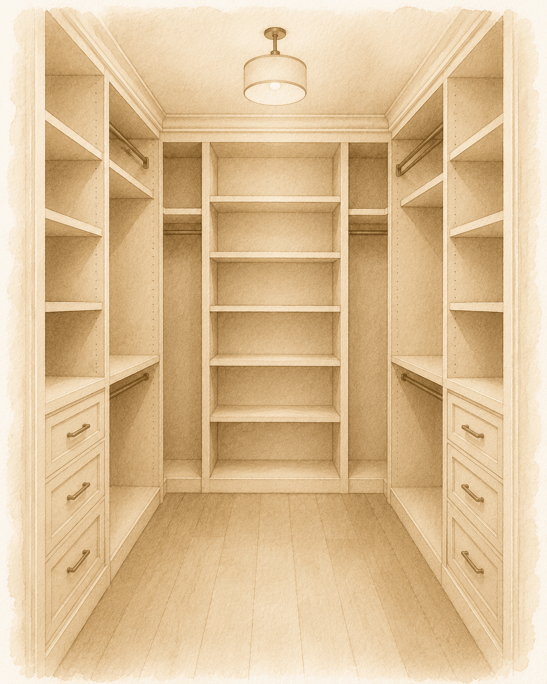 Primary Closet restock area